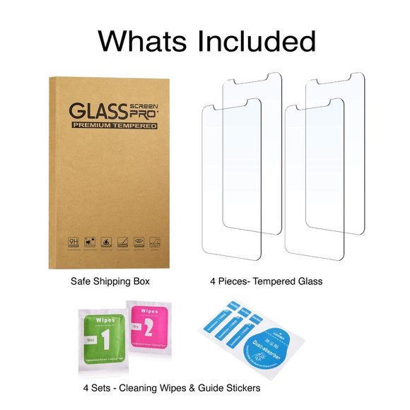 Tempered Glass Screen Protectors for Apple iPhone - Picture 6 of 6